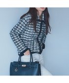 【エニィ スィス/any SiS】の【洗える】襟付ツイード ジャケット ブラック系|ID: prp329100004688167 ipo3291000000034337975