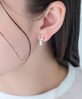 【フィービィー/phoebe】の【痛くないシリーズ】ノーブルパールエアリーイヤリング ローズゴールド 人気、トレンドファッション・服の通販 founy(ファニー) ファッション Fashion レディースファッション Fashion for Women ジュエリー Jewelry ファッションリング Fashion Rings イヤリング・フープ・ドロップタイプ Hoop, Drop & Clip Earrings おすすめ Recommended / Our Picks アクセサリー Fashion Accessories イヤリング Earrings オケージョン Occasion Wear シルバー Silver, Metallic Silver シンプル Simple, Minimal セレモニー Ceremony パール Pearl, Pearl Accent ビジュー Bijou, Jewel-like Accent フォーマル Formal, Dressy フープ Hoop, Hoop Earrings モチーフ Motif, Design Theme ローズ Rose, Rose Motif エレガント 上品 Elegant 片耳 One-Ear, Single Earring |ID:prp329100004688173