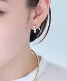【フィービィー/phoebe】の【痛くないシリーズ/金属アレルギー対応】ダブルデコレイトパールライトフィットイヤリング ゴールド ゴールド|ID: prp329100004688175 ipo3291000000033854976