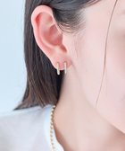 【フィービィー/phoebe】の【痛くないシリーズ/金属アレルギー対応】ダブルラインビジューライトフィットイヤリング ゴールド ゴールド|ID: prp329100004688178 ipo3291000000033854991