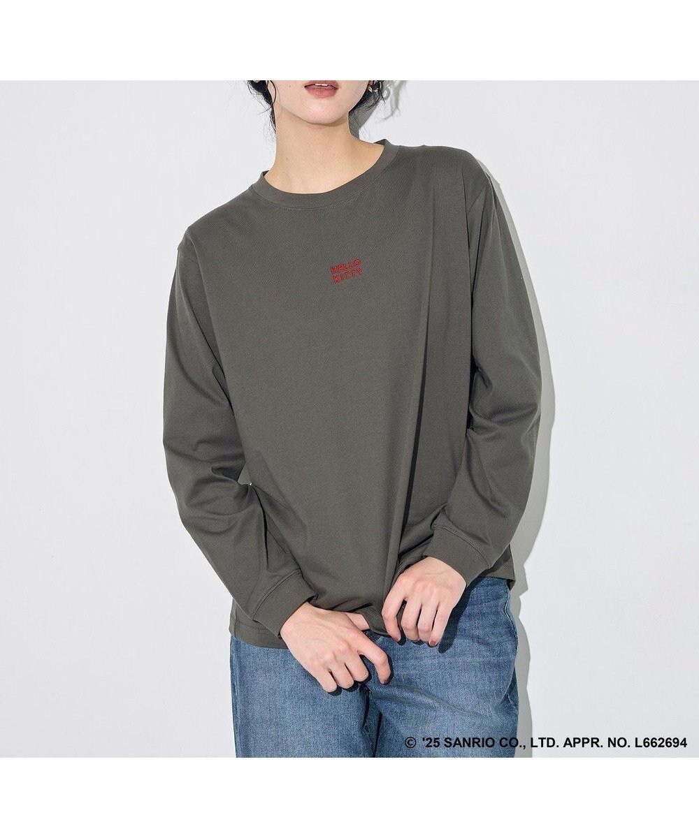 【エニー/ANY】の【ハローキティ×ANY】ロゴTシャツ インテリア・キッズ・メンズ・レディースファッション・服の通販 founy(ファニー) ファッション Fashion レディースファッション Fashion for Women トップス・カットソー Cut & Sew Tops シャツ・ブラウス・オフィスカジュアル Elegant Blouses & Button-Ups ロングTシャツ・Tシャツ Longline T-Shirts & Tees カットソー・ベーシックTシャツ Cut-and-Sewn Tops / Stretch Tees & Basics インナー Innerwear カットソー Cut and Sewn Top ジャケット Jacket, Outerwear デニム Denim, Jeans Material フロント Front, Front Design プリント Print, Printed Pattern ロング Long, Long-Length A/W・秋冬 Autumn/Winter おすすめ Recommended / Our Picks チャコールロゴ|ID: prp329100004688201 ipo3291000000033855116