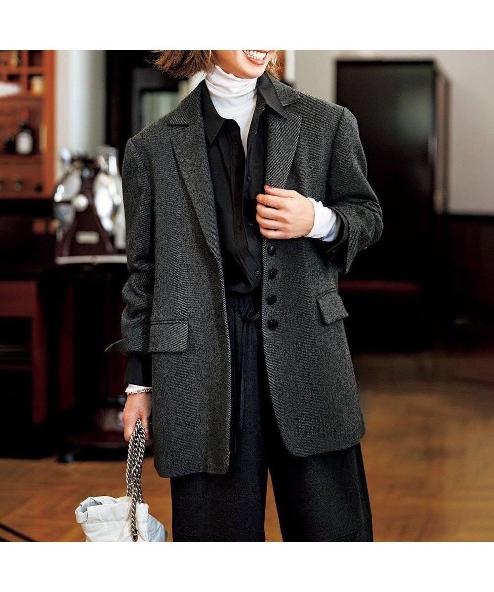 【アンフィーロ 自由区/UNFILO】のリングツイード ジャケット 人気、トレンドファッション・服の通販 founy(ファニー) ファッション Fashion レディースファッション Fashion for Women アウター Coat / Outerwear Collection レディースジャケット・軽アウター Jackets テーラードジャケット / 通勤・きれいめスタイル Tailored Jackets & Blazers おすすめ Recommended / Our Picks ジャケット Jacket, Outerwear ツイル Twist, Twisted Detail ツイード Twill, Twill Weave デニム Denim, Jeans Material バランス Balance, Style Balance マニッシュ Mannish, Boyish A/W・秋冬 Autumn/Winter other-1|ID: prp329100004688209 ipo3291000000033855201