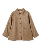 【アンフィーロ 自由区/UNFILO】の【洗える】フェイクレザー ジャケット 人気、トレンドファッション・服の通販 founy(ファニー) ファッション Fashion レディースファッション Fashion for Women アウター Coat / Outerwear Collection レディースジャケット・軽アウター Jackets 新作・新入荷 New Arrivals / New In ウォッシャブル Machine Washable シンプル Simple, Minimal ジャケット Jacket, Outerwear フェイクレザー Faux Leather, PU Leather 洗える Machine Washable A/W・秋冬 Autumn/Winter thumbnail モカ|ID: prp329100004688210 ipo3291000000033855215