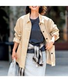 【アンフィーロ 自由区/UNFILO】の【洗える】フェイクレザー ジャケット バターイエロー|ID: prp329100004688210 ipo3291000000036377916