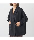 【アースミュージックアンドエコロジー/earth music&ecology】のシアードルマンジャケット 人気、トレンドファッション・服の通販 founy(ファニー) ファッション Fashion レディースファッション Fashion for Women アウター Coat / Outerwear Collection レディースジャケット・軽アウター Jackets シアー Sheer, See-Through ジャケット Jacket, Outerwear ダブル Double, Double-Breasted ポケット Pocket, Pocket Detail thumbnail Black|ID: prp329100004688216 ipo3291000000033855265