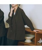 【アースミュージックアンドエコロジー/earth music&ecology】のシアードルマンジャケット 人気、トレンドファッション・服の通販 founy(ファニー) ファッション Fashion レディースファッション Fashion for Women アウター Coat / Outerwear Collection レディースジャケット・軽アウター Jackets シアー Sheer, See-Through ジャケット Jacket, Outerwear ダブル Double, Double-Breasted ポケット Pocket, Pocket Detail thumbnail Brown|ID: prp329100004688216 ipo3291000000034143616