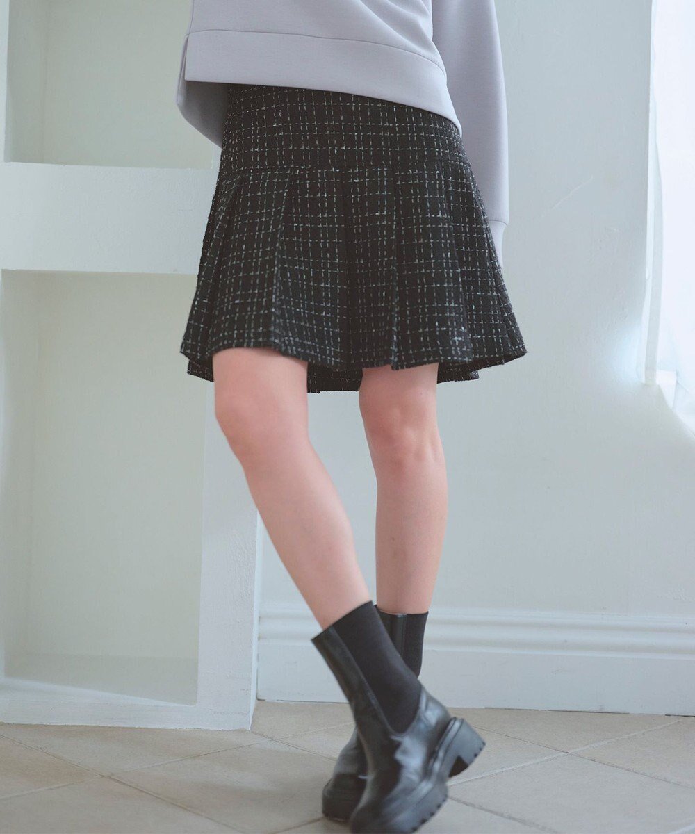 【フェルゥ/Feroux】のプリーツミニ スカート インテリア・キッズ・メンズ・レディースファッション・服の通販 founy(ファニー) 　ファッション　Fashion　レディースファッション　Fashion for Women　スカート　Skirts　ミニスカート　Mini Skirts　プリーツスカート / 上品フェミニンスタイル　Pleated Skirts　ジャケット　Jacket, Outerwear　セットアップ　Set-Up, Coordinated Outfit　ツイード　Twill, Twill Weave　トレンド　Trend, Trending Now　フラット　Flat, Flat Shoes　プリーツ　Pleats, Pleated　ミニスカート　Mini Skirt, Short Skirt　エレガント 上品　Elegant　今季　This Season, Current Season　A/W・秋冬　Autumn/Winter　ブラック系1|ID: prp329100004688220 ipo3291000000033929148