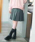 【フェルゥ/Feroux】のプリーツミニ スカート グレー系|ID: prp329100004688220 ipo3291000000034156965