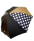 【プラスリング/+RING】のレディース向け プラスリング 雨傘(長)60cm BLK/BRN T1402 黒|ID: prp329100004688222 ipo3291000000033855325