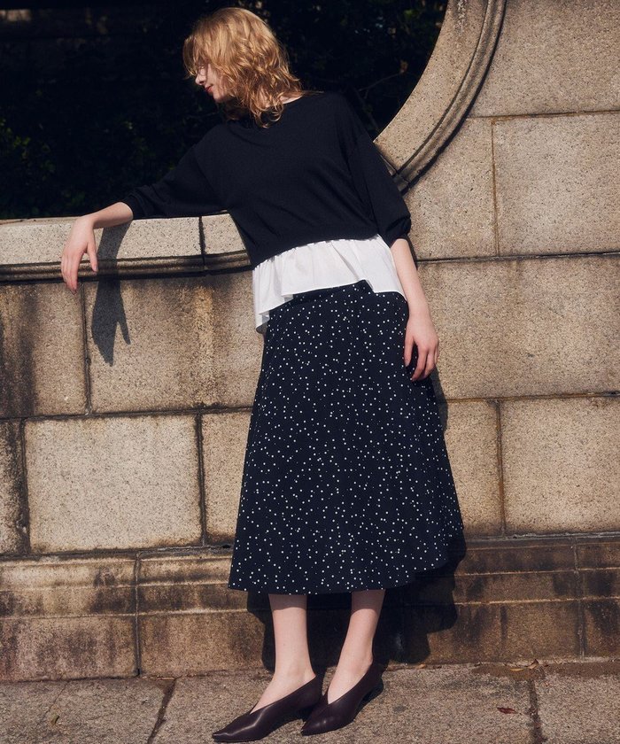 【組曲/KUMIKYOKU】のフラワースパンコールプリント スカート インテリア・キッズ・メンズ・レディースファッション・服の通販 founy(ファニー) https://founy.com/ ファッション Fashion レディースファッション Fashion for Women スカート Skirts コンパクト Compact, Small Size ジャケット Jacket, Outerwear スパンコール Sequins, Sequin Embellishment バランス Balance, Style Balance パターン Pattern, Design Print フラワー Flower, Floral プリント Print, Printed Pattern モチーフ Motif, Design Theme ループ Loop, Loop Knit A/W・秋冬 Autumn/Winter |ID: prp329100004688230 ipo3291000000033855399