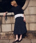 【組曲/KUMIKYOKU】のフラワースパンコールプリント スカート ブラック系5|ID: prp329100004688230 ipo3291000000033855400