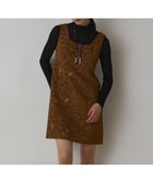 【グレース コンチネンタル/GRACE CONTINENTAL】のサラサジャガードミニワンピース ブラウン|ID: prp329100004688243 ipo3291000000033855545