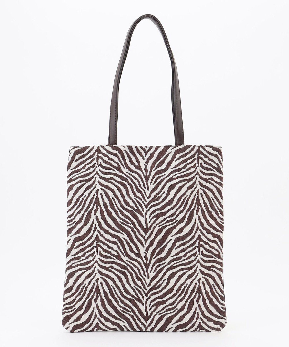 【エニー/ANY】の【A4サイズ収納可】ゼブラジャガード柄トートバッグ インテリア・キッズ・メンズ・レディースファッション・服の通販 founy(ファニー) ファッション Fashion レディースファッション Fashion for Women バッグ Bags シンプル Simple, Minimal 無地 Plain, Solid Color 再入荷 Restock / Back in Stock ブラウン|ID: prp329100004688248 ipo3291000000033855589