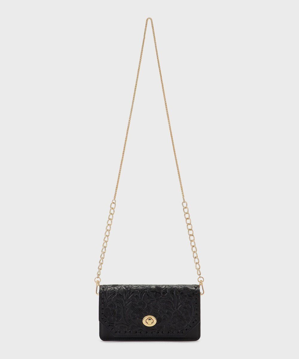 【グレース コンチネンタル/GRACE CONTINENTAL】のWallet Bag インテリア・キッズ・メンズ・レディースファッション・服の通販 founy(ファニー) 　ファッション　Fashion　レディースファッション　Fashion for Women　バッグ　Bags　アクセサリー　Fashion Accessories　ウォレット　Wallet　ヴィンテージ　Vintage Style　コンパクト　Compact, Small Size　スマート　Smart, Elegant　財布　Wallet, Purse　チェーン　Chain, Chain Strap　定番　Standard, Basic Item　ポーチ　Pouch, Small Case　新作・新入荷　New Arrivals / New In　おすすめ　Recommended / Our Picks　ブラック|ID: prp329100004688260 ipo3291000000033855688