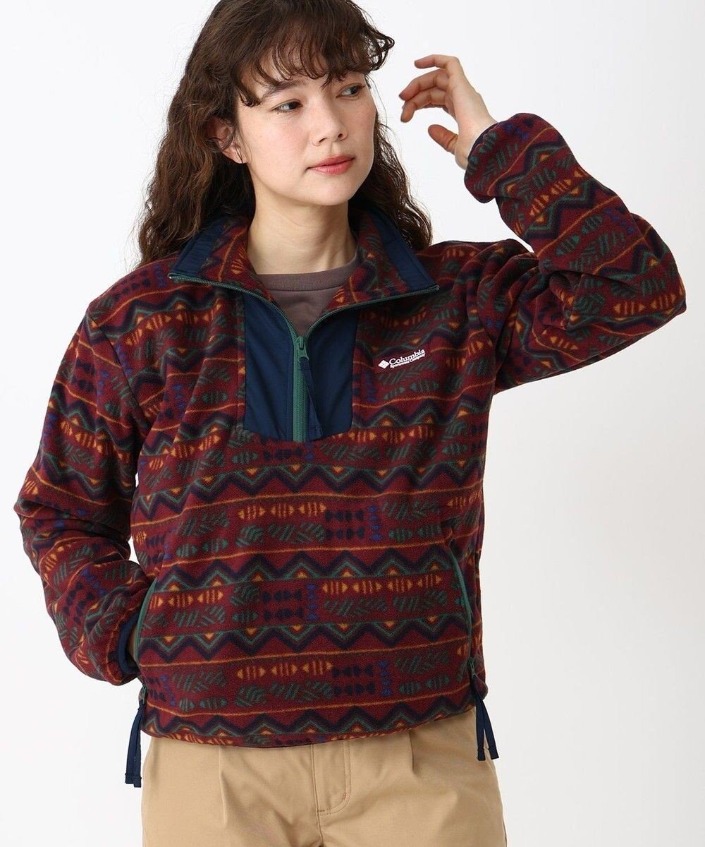【コロンビア/Columbia】のColumbia/ ウィメンズセコイアグローブプリントハーフジップ /コロンビア インテリア・キッズ・メンズ・レディースファッション・服の通販 founy(ファニー) 　ファッション　Fashion　レディースファッション　Fashion for Women　新作・新入荷　New Arrivals / New In　おすすめ　Recommended / Our Picks　アウトドア　Outdoor Clothing　クラシカル　Classical, Vintage-Inspired　フィット　Fit, Slim Fit　プリント　Print, Printed Pattern　夏　Summer　S/S・春夏　SS, Spring/Summer, Warm Season　A/W・秋冬　Autumn/Winter　Rich Wine Horizons|ID: prp329100004688263 ipo3291000000033855719