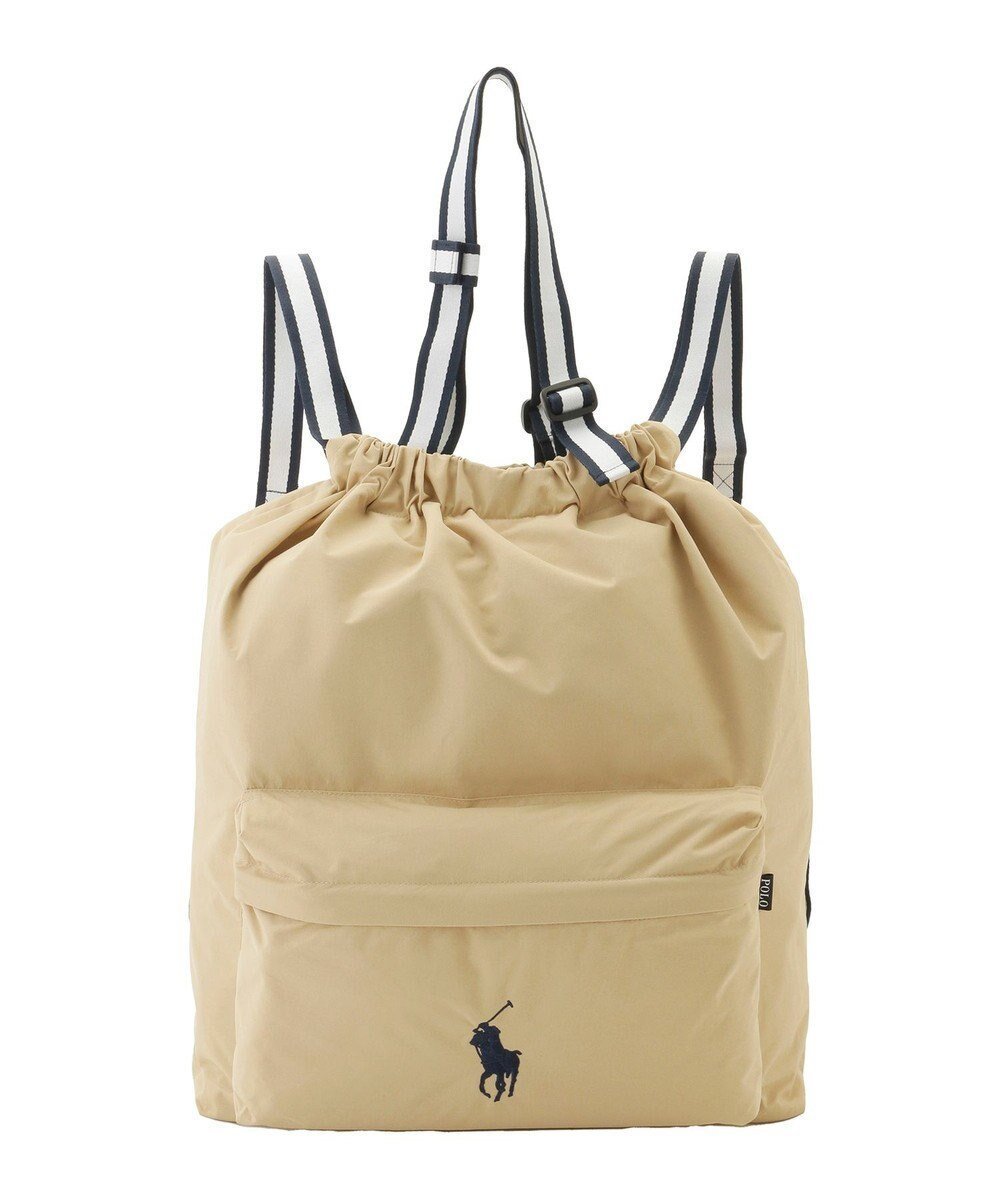 【ムーンバット/MOONBAT】のPOLO RALPH LAUREN(ポロ ラルフローレン) 2WAYレインバッグカバー POLO PONY 撥水加工 レインバッグ インテリア・キッズ・メンズ・レディースファッション・服の通販 founy(ファニー) ファッション Fashion レディースファッション Fashion for Women バッグ Bags アイビー Ivy Pattern ニューヨーク New York, NYC Style フロント Front, Front Design ポケット Pocket, Pocket Detail リュック Backpack, Rucksack ベージュ|ID: prp329100004688274 ipo3291000000033855863