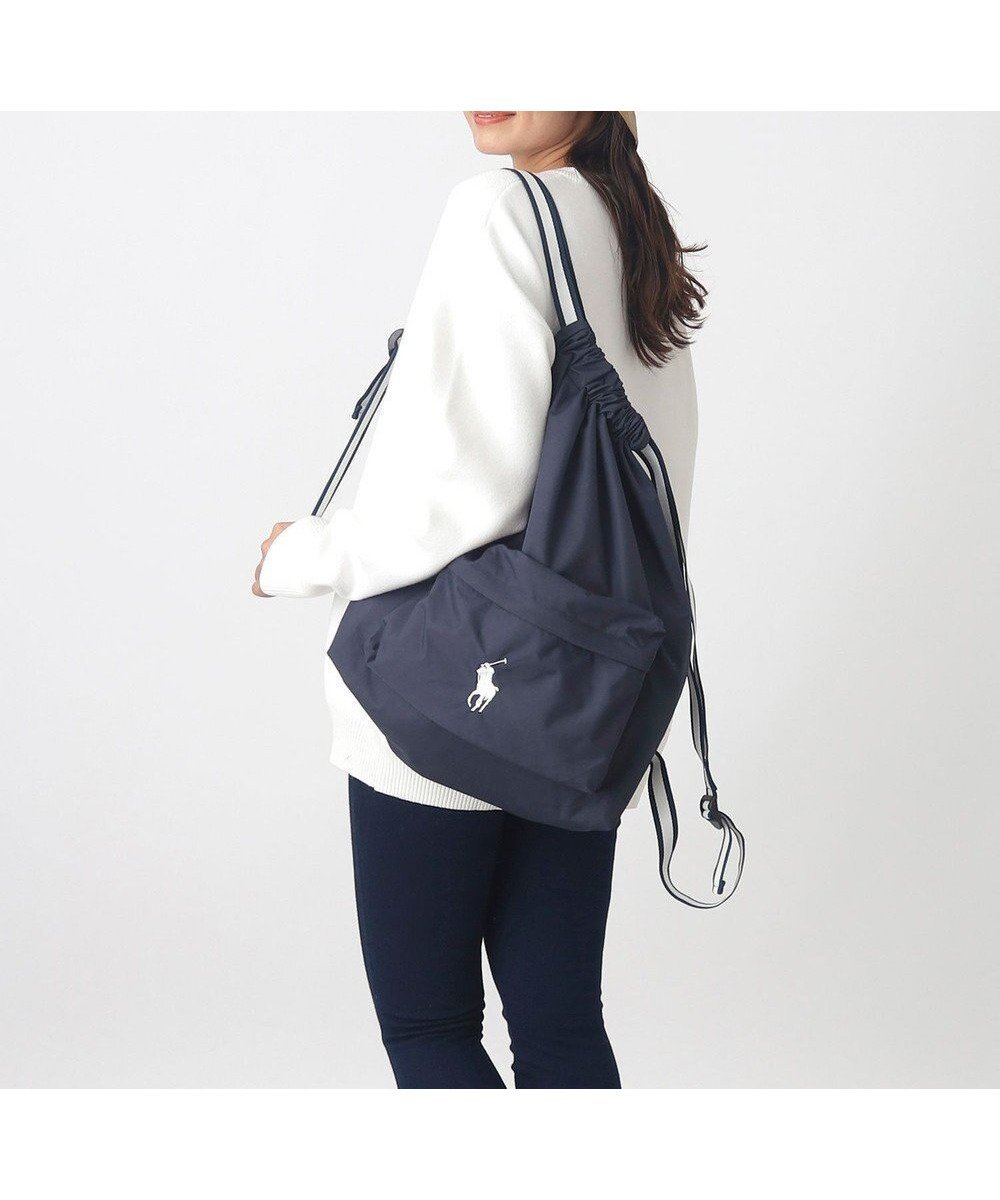 【ムーンバット/MOONBAT】のPOLO RALPH LAUREN(ポロ ラルフローレン) 2WAYレインバッグカバー POLO PONY 撥水加工 レインバッグ インテリア・キッズ・メンズ・レディースファッション・服の通販 founy(ファニー) ファッション Fashion レディースファッション Fashion for Women バッグ Bags アイビー Ivy Pattern ニューヨーク New York, NYC Style フロント Front, Front Design ポケット Pocket, Pocket Detail リュック Backpack, Rucksack ネイビーブルー|ID: prp329100004688274 ipo3291000000033855864