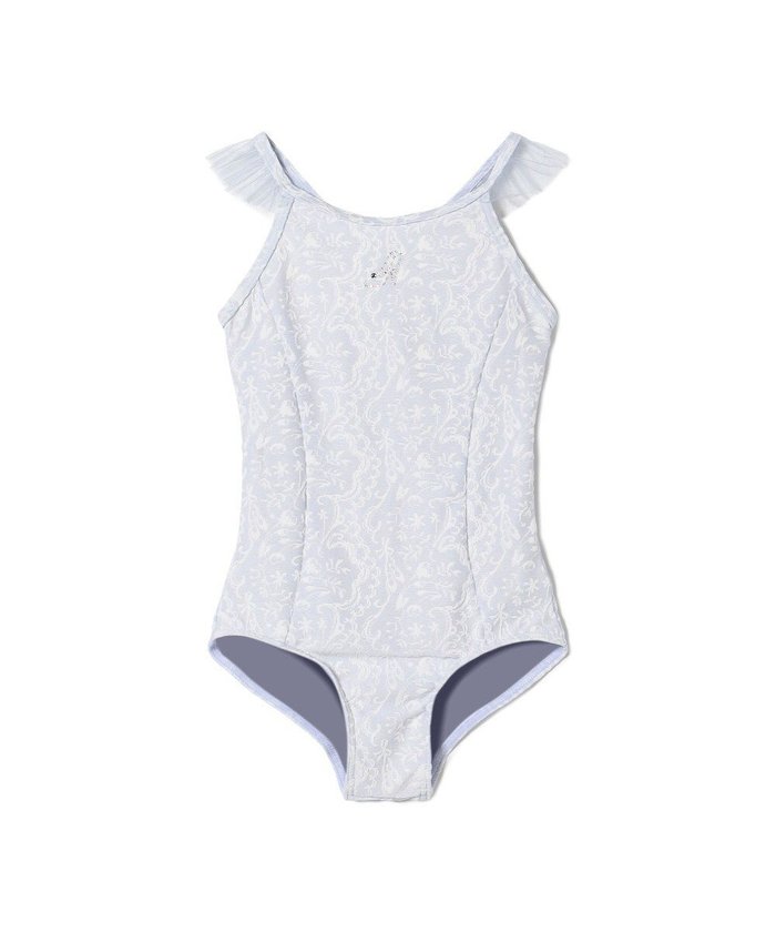【チャコット/Chacott / KIDS】のキャミソールレオタード インテリア・キッズ・メンズ・レディースファッション・服の通販 founy(ファニー) https://founy.com/ ファッション Fashion キッズファッション Fashion for Kids エレガント 上品 Elegant キャミソール Camisole, Spaghetti Strap Top ジャカード／ジャガード Jacquard, Woven Pattern ストーン Stone, Gem-Like チュール Tulip, Tulip Motif フリル Frill, Ruffle モチーフ Motif, Design Theme ラップ Wrap, Wrap Design ラベンダー Lavender |ID: prp329100004689593 ipo3291000000034452007