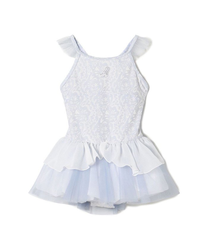 【チャコット/Chacott / KIDS】のスカート付レオタード インテリア・キッズ・メンズ・レディースファッション・服の通販 founy(ファニー) https://founy.com/ ファッション Fashion キッズファッション Fashion for Kids エレガント 上品 Elegant ジャカード／ジャガード Jacquard, Woven Pattern ストーン Stone, Gem-Like モチーフ Motif, Design Theme ラップ Wrap, Wrap Design ラベンダー Lavender リボン Ribbon, Bow |ID: prp329100004689594 ipo3291000000033868873