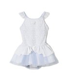 【チャコット/Chacott / KIDS】のスカート付レオタード 人気、トレンドファッション・服の通販 founy(ファニー) ファッション Fashion キッズファッション Fashion for Kids エレガント 上品 Elegant ジャカード／ジャガード Jacquard, Woven Pattern ストーン Stone, Gem-Like モチーフ Motif, Design Theme ラップ Wrap, Wrap Design ラベンダー Lavender リボン Ribbon, Bow thumbnail ヒヤシンス|ID: prp329100004689594 ipo3291000000033868874