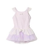 【チャコット/Chacott / KIDS】のスカート付レオタード 人気、トレンドファッション・服の通販 founy(ファニー) ファッション Fashion キッズファッション Fashion for Kids エレガント 上品 Elegant ジャカード／ジャガード Jacquard, Woven Pattern ストーン Stone, Gem-Like モチーフ Motif, Design Theme ラップ Wrap, Wrap Design ラベンダー Lavender リボン Ribbon, Bow thumbnail ラベンダー|ID: prp329100004689594 ipo3291000000033868876