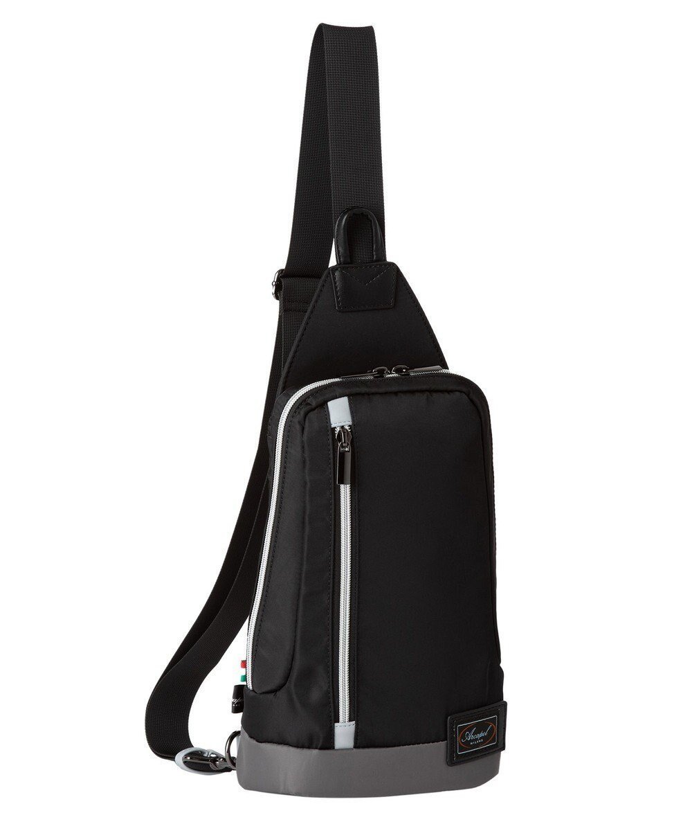 【エース バッグズ アンド ラゲッジ/ACE BAGS & LUGGAGE / MEN】のArcapel スタッグ ボディバッグ 17553 アルカペル インテリア・キッズ・メンズ・レディースファッション・服の通販 founy(ファニー) 　ファッション　Fashion　メンズファッション　Fashion for Men　バッグ　Bags　コンビ　Combo, Combination Style　シンプル　Simple, Minimal　フロント　Front, Front Design　ポケット　Pocket, Pocket Detail　ポーチ　Pouch, Small Case　エレガント 上品　Elegant　ブラック|ID: prp329100004689626 ipo3291000000033868999