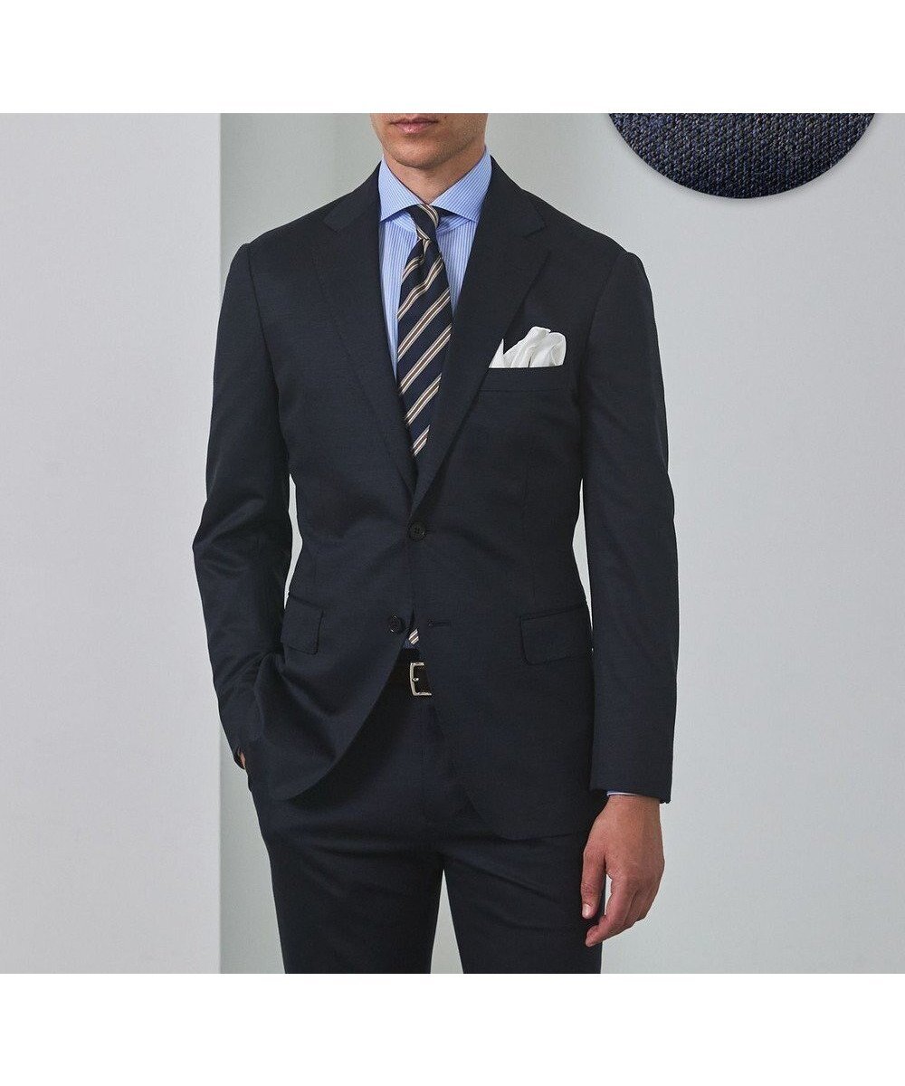 【五大陸/gotairiku / MEN】のセットアップ対応【洗える/ストレッチ/シワになりにくい】ウォッシャブルジャージー セットアップジャケット_無地(25年モデル) インテリア・キッズ・メンズ・レディースファッション・服の通販 founy(ファニー) ファッション Fashion メンズファッション Fashion for Men アウター Men's Coats Outerwear テーラードジャケット Tailored Jackets & Blazers シェイプ Shape, Slim Fit ジャケット Jacket, Outerwear ストレッチ Stretch, Stretchy Fabric スーツ Suit, Formalwear セットアップ Set-Up, Coordinated Outfit メランジ Melange, Mixed Yarn レギュラー Regular, Standard Fit 洗える Machine Washable 無地 Plain, Solid Color A/W・秋冬 Autumn/Winter ネイビー系|ID: prp329100004689627 ipo3291000000034281965