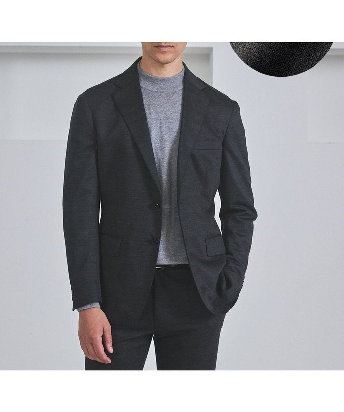 【五大陸/gotairiku / MEN】のセットアップ対応【洗える/ストレッチ/シワになりにくい】ウォッシャブルジャージー セットアップジャケット_無地(25年モデル) インテリア・キッズ・メンズ・レディースファッション・服の通販 founy(ファニー) https://founy.com/ ファッション Fashion メンズファッション Fashion for Men アウター Men's Coats Outerwear テーラードジャケット Tailored Jackets & Blazers シェイプ Shape, Slim Fit ジャケット Jacket, Outerwear ストレッチ Stretch, Stretchy Fabric スーツ Suit, Formalwear セットアップ Set-Up, Coordinated Outfit メランジ Melange, Mixed Yarn レギュラー Regular, Standard Fit 洗える Machine Washable 無地 Plain, Solid Color A/W・秋冬 Autumn/Winter |ID: prp329100004689627 ipo3291000000035556172