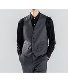 【ジョゼフ オム/JOSEPH HOMME / MEN】の新素材【ストレッチ/しわになりにくい】シルキーウールジャージー ジレ ライトグレー系|ID: prp329100004689631 ipo3291000000033869017