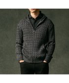 【ジョセフ アブード/JOSEPH ABBOUD / MEN】の【オリジナルオーガニックコットン使用/サスティナブル】JOE COTTONケーブル ニットパーカー グレー系|ID: prp329100004689636 ipo3291000000034269471