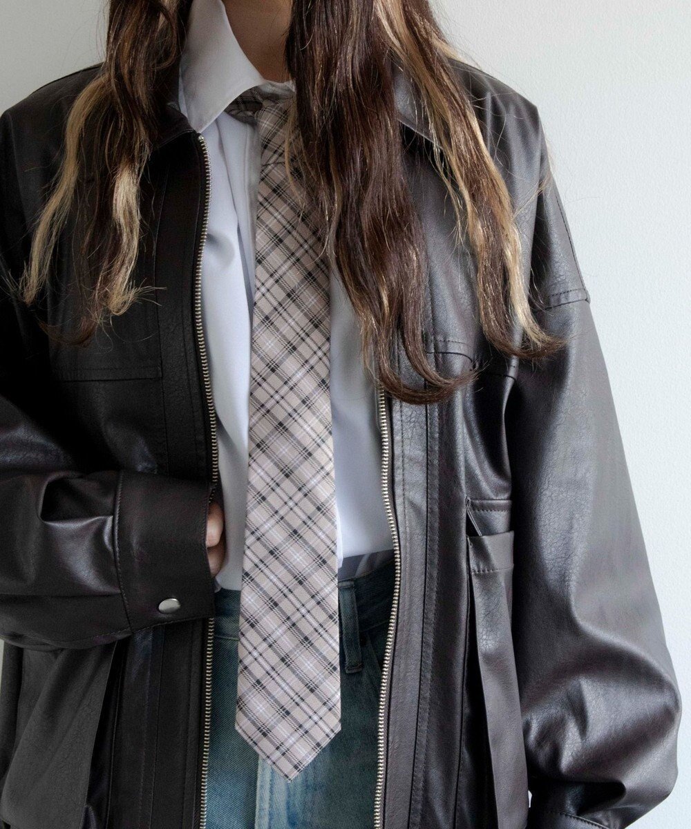 【ウィゴー/WEGO】の【SCHOOL ITEM】柄ネクタイ9 インテリア・キッズ・メンズ・レディースファッション・服の通販 founy(ファニー) 　ファッション　Fashion　レディースファッション　Fashion for Women　スーツ　Business Suits & Workwear　おすすめ　Recommended / Our Picks　シンプル　Simple, Minimal　ジャケット　Jacket, Outerwear　スマホ　Smartphone, Mobile Device　スーツ　Suit, Formalwear　セレモニー　Ceremony　デニム　Denim, Jeans Material　ベスト　Vest, Waistcoat　入学式　Entrance Ceremony　卒業式　Graduation Ceremony　ベージュチェック1|ID: prp329100004689653 ipo3291000000033869106