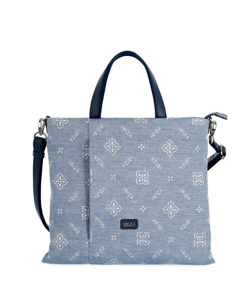 【イビサ/IBIZA】のアスール ロゴデニム 2WAYバッグ インテリア・キッズ・メンズ・レディースファッション・服の通販 founy(ファニー) ファッション Fashion レディースファッション Fashion for Women バッグ Bags スマート Smart, Elegant 財布 Wallet, Purse デニム Denim, Jeans Material 定番 Standard, Basic Item パターン Pattern, Design Print ポケット Pocket, Pocket Detail リラックス Relax, Relaxed Fit 水色|ID: prp329100004689655 ipo3291000000033869112