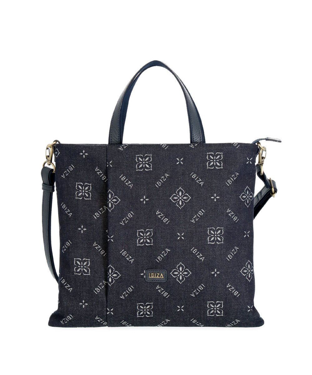 【イビサ/IBIZA】のアスール ロゴデニム 2WAYバッグ インテリア・キッズ・メンズ・レディースファッション・服の通販 founy(ファニー) ファッション Fashion レディースファッション Fashion for Women バッグ Bags スマート Smart, Elegant 財布 Wallet, Purse デニム Denim, Jeans Material 定番 Standard, Basic Item パターン Pattern, Design Print ポケット Pocket, Pocket Detail リラックス Relax, Relaxed Fit 紺|ID: prp329100004689655 ipo3291000000033869113