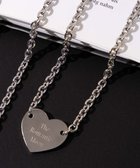 【ウィゴー/WEGO】のLリバーシブルプレートネックレス 柄1|ID: prp329100004689657 ipo3291000000033869117