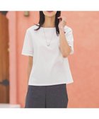 【ジェイ プレス/J.PRESS】の【接触冷感】コットンスムース 刺繍スリーブ カットソー ホワイト系|ID: prp329100004689658 ipo3291000000033869121