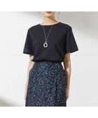 【ジェイ プレス/J.PRESS】の【接触冷感】コットンスムース 刺繍スリーブ カットソー ネイビー系|ID: prp329100004689658 ipo3291000000033869123