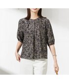 【ジェイ プレス/J.PRESS】の【洗える】ボタニカルプリント ブラウス カーキ系5|ID: prp329100004689664 ipo3291000000033869180