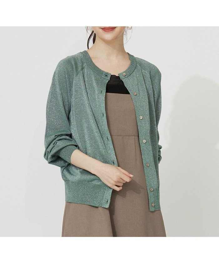 【エニィ スィス/any SiS】の【洗える】ラメ カーディガン インテリア・キッズ・メンズ・レディースファッション・服の通販 founy(ファニー) https://founy.com/ ファッション Fashion レディースファッション Fashion for Women トップス・カットソー Cut & Sew Tops カーディガン・羽織り Layered Style Cardigans おすすめ Recommended / Our Picks アンサンブル Ensemble Set インナー Innerwear カーディガン Cardigan, Knitwear シンプル Simple, Minimal スリーブ Sleeve, Long Sleeve / Short Sleeve トレンド Trend, Trending Now 洗える Machine Washable A/W・秋冬 Autumn/Winter 羽織 Haori, Light Jacket |ID: prp329100004689674 ipo3291000000034921665