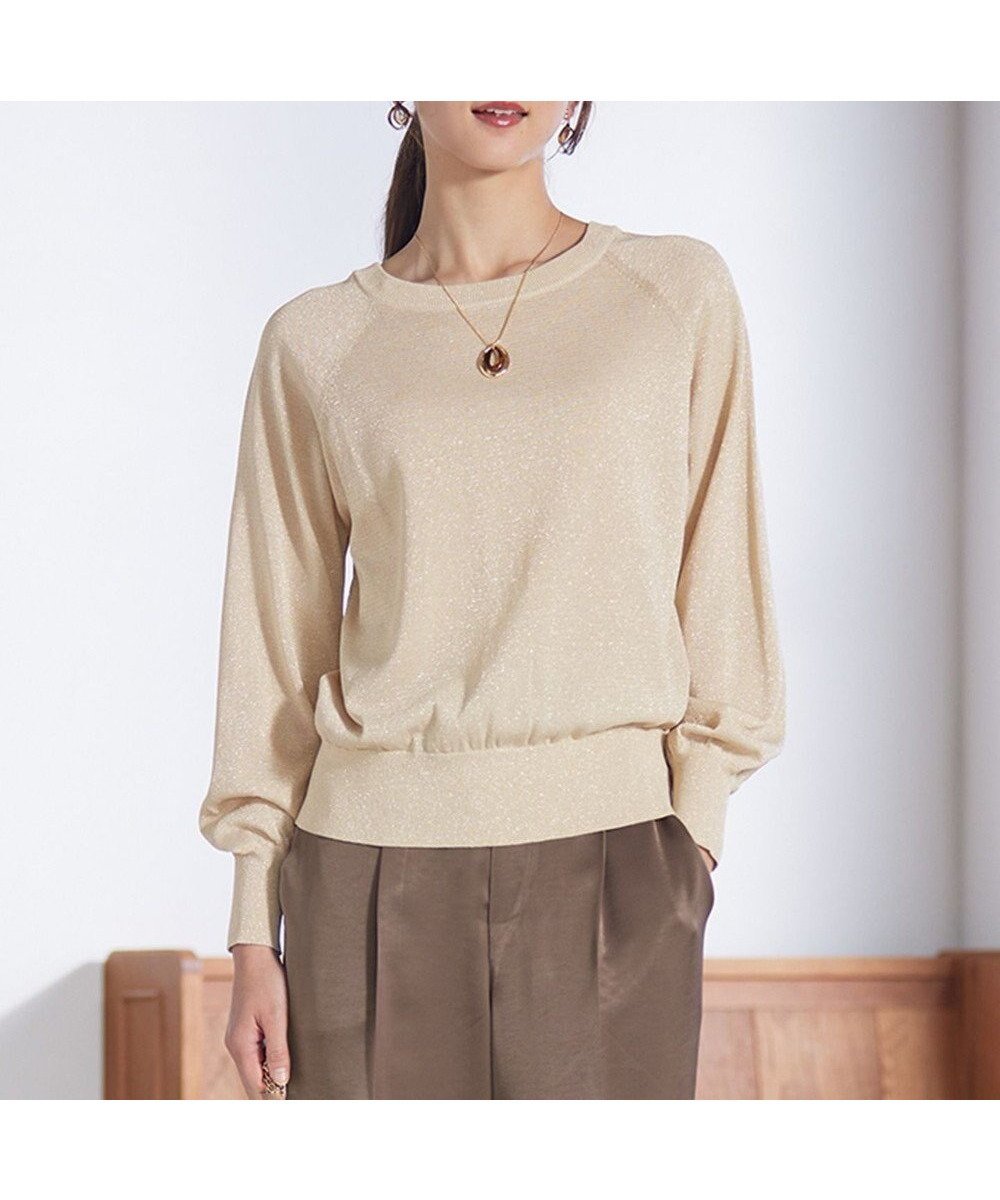 【エニィ スィス/any SiS】の【洗える】ラメ カーディガン インテリア・キッズ・メンズ・レディースファッション・服の通販 founy(ファニー) 　ファッション　Fashion　レディースファッション　Fashion for Women　トップス・カットソー　Cut & Sew Tops　カーディガン・羽織り　Layered Style Cardigans　おすすめ　Recommended / Our Picks　アンサンブル　Ensemble Set　インナー　Innerwear　カーディガン　Cardigan, Knitwear　シンプル　Simple, Minimal　スリーブ　Sleeve, Long Sleeve / Short Sleeve　トレンド　Trend, Trending Now　洗える　Machine Washable　A/W・秋冬　Autumn/Winter　羽織　Haori, Light Jacket　シャンパン|ID: prp329100004689674 ipo3291000000034921668