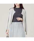 【エニィ スィス/any SiS】の【洗える】ラメ カーディガン シルバー|ID: prp329100004689674 ipo3291000000034921670