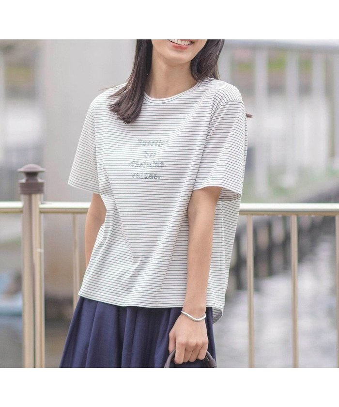 【ジェイ プレス/J.PRESS】のロゴTシャツ インテリア・キッズ・メンズ・レディースファッション・服の通販 founy(ファニー) https://founy.com/ ファッション Fashion レディースファッション Fashion for Women トップス・カットソー Cut & Sew Tops シャツ・ブラウス・オフィスカジュアル Elegant Blouses & Button-Ups ロングTシャツ・Tシャツ Longline T-Shirts & Tees カットソー・ベーシックTシャツ Cut-and-Sewn Tops / Stretch Tees & Basics オレンジ Orange 春 Spring カットソー Cut and Sewn Top シルケット Silket, Silky Cotton シンプル Simple, Minimal ボトム Bottoms, Lower Wear ボーダー Border, Stripe 無地 Plain, Solid Color S/S・春夏 SS, Spring/Summer, Warm Season 夏 Summer |ID: prp329100004689681 ipo3291000000033869328
