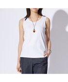【ジェイ プレス/J.PRESS】のワイドリブジャージー ノースリーブ カットソー ホワイト系|ID: prp329100004689706 ipo3291000000033869485