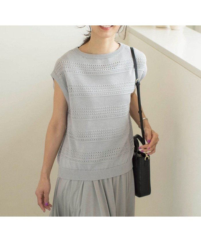 【ジェイ プレス/J.PRESS】の【洗える】PATTERN ニット ベスト インテリア・キッズ・メンズ・レディースファッション・服の通販 founy(ファニー) https://founy.com/ ファッション Fashion レディースファッション Fashion for Women アウター Coat / Outerwear Collection トップス・カットソー Cut & Sew Tops ニット Knit Tops & Sweaters ベスト&ジレ / 重ね着スタイル Vests & Gilets インナー Innerwear シンプル Simple, Minimal ベスト Vest, Waistcoat ベーシック Basic, Essential 夏 Summer 春 Spring S/S・春夏 SS, Spring/Summer, Warm Season 洗える Machine Washable 透かし Cut-Out, Lacework |ID: prp329100004689707 ipo3291000000033869490