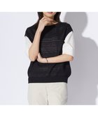 【ジェイ プレス/J.PRESS】の【洗える】PATTERN ニット ベスト ブラック系|ID: prp329100004689707 ipo3291000000033869492
