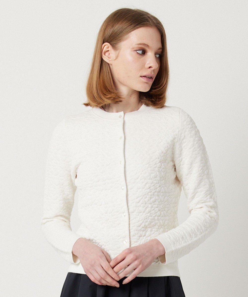 【トッカ/TOCCA】の【洗える】FLUFF FLOWERS カーディガン インテリア・キッズ・メンズ・レディースファッション・服の通販 founy(ファニー) 　ファッション　Fashion　レディースファッション　Fashion for Women　トップス・カットソー　Cut & Sew Tops　カーディガン・羽織り　Layered Style Cardigans　2024年　2024　2024春夏・S/S　Spring/Summer 2024 SS24　カーディガン　Cardigan, Knitwear　夏　Summer　春　Spring　S/S・春夏　SS, Spring/Summer, Warm Season　洗える　Machine Washable　アイボリー系|ID: prp329100004689708 ipo3291000000034605885