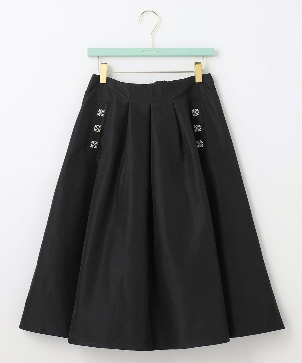 【トッカ/TOCCA】の【洗える】PEARL BOUQUET スカート インテリア・キッズ・メンズ・レディースファッション・服の通販 founy(ファニー) ファッション Fashion レディースファッション Fashion for Women スカート Skirts おすすめ Recommended / Our Picks シンプル Simple, Minimal パール Pearl, Pearl Accent ビジュー Bijou, Jewel-like Accent フィット Fit, Slim Fit ポケット Pocket, Pocket Detail 夏 Summer S/S・春夏 SS, Spring/Summer, Warm Season 洗える Machine Washable A/W・秋冬 Autumn/Winter ブラック系|ID: prp329100004689772 ipo3291000000034292810