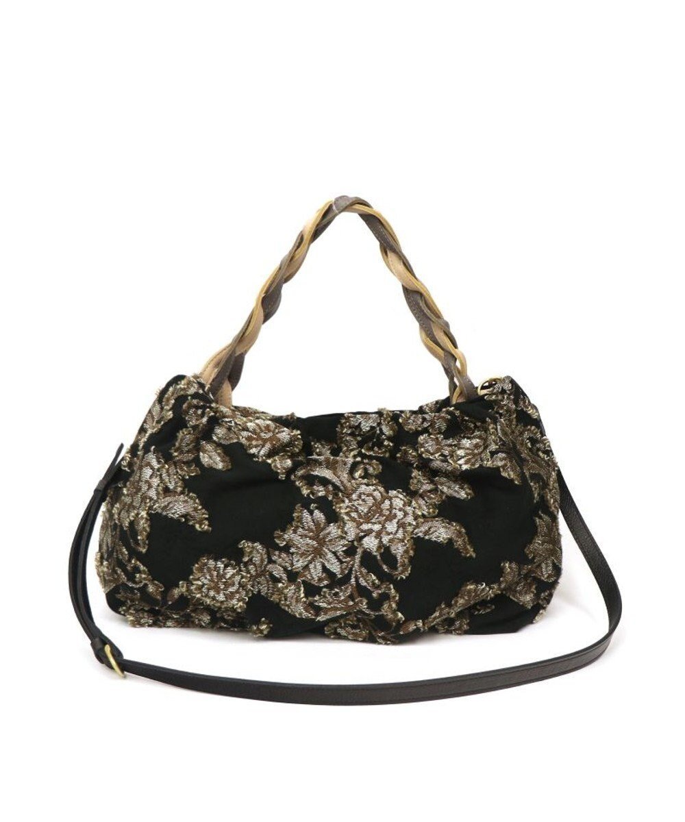 【レガロフェリーチェ/Regalo Felice】の【2way / 軽量】トート小 / REGALO インテリア・キッズ・メンズ・レディースファッション・服の通販 founy(ファニー) 　ファッション　Fashion　レディースファッション　Fashion for Women　バッグ　Bags　軽量　Lightweight, Ultra Light　ショルダー　Shoulder, Shoulder Strap　バランス　Balance, Style Balance　フォルム　Silhouette, Form　ボタニカル　Botanical, Floral Pattern　ポケット　Pocket, Pocket Detail　BK(ブラック)|ID: prp329100004689789 ipo3291000000034696122