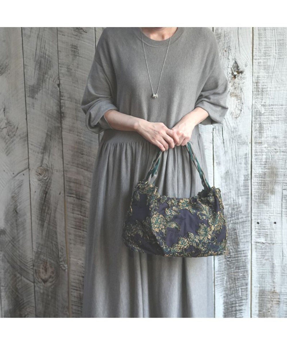 【レガロフェリーチェ/Regalo Felice】の【2way / 軽量】トート小 / REGALO インテリア・キッズ・メンズ・レディースファッション・服の通販 founy(ファニー) 　ファッション　Fashion　レディースファッション　Fashion for Women　バッグ　Bags　軽量　Lightweight, Ultra Light　ショルダー　Shoulder, Shoulder Strap　バランス　Balance, Style Balance　フォルム　Silhouette, Form　ボタニカル　Botanical, Floral Pattern　ポケット　Pocket, Pocket Detail　NV|ID: prp329100004689789 ipo3291000000034696123