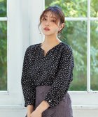 【ティアクラッセ/Tiaclasse】の【洗える】柄プリントブラウス ブラック|ID: prp329100004689816 ipo3291000000034696150