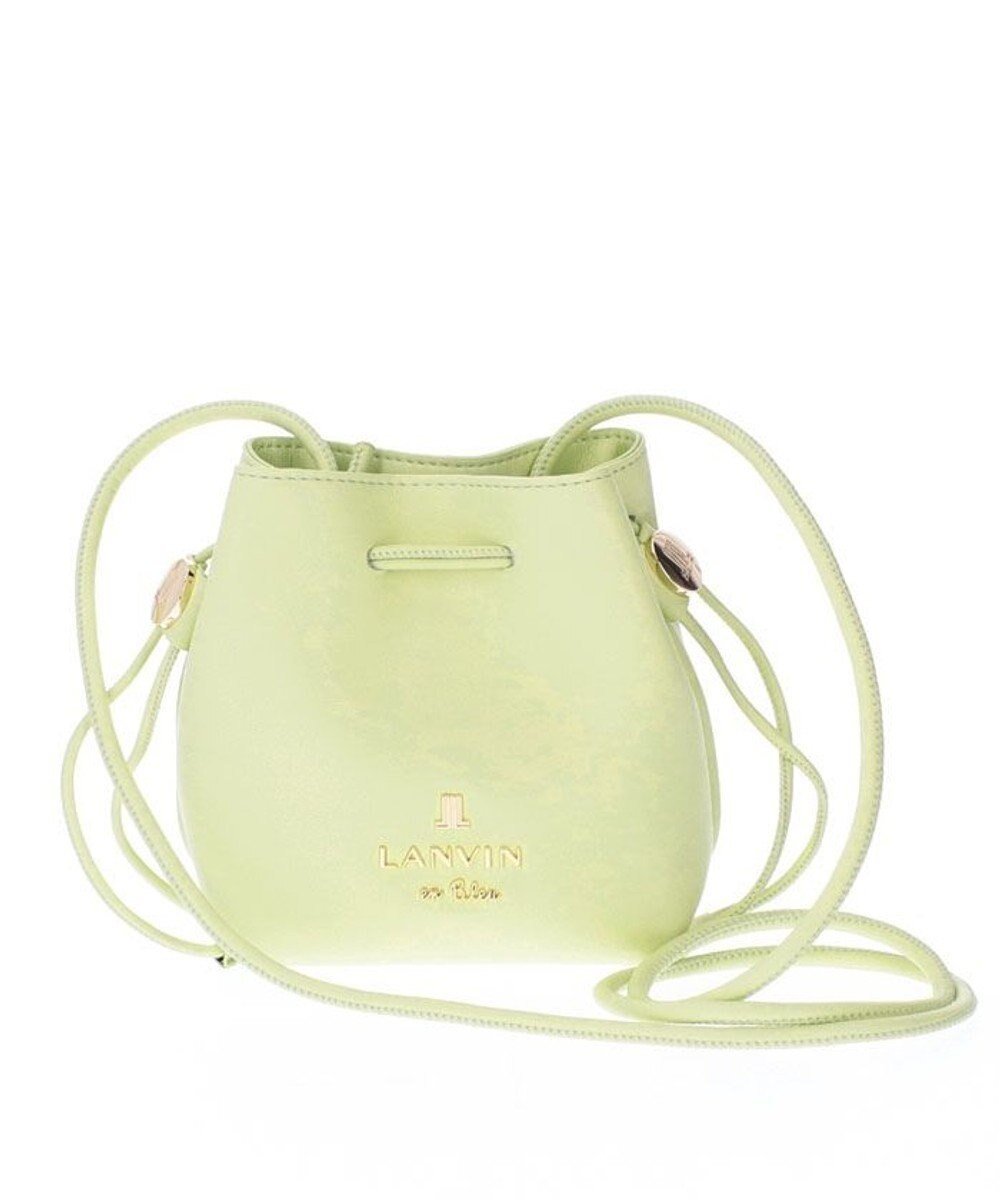 【ランバン オン ブルー/LANVIN en Bleu】のエヴァ 2wayマイクロミニバッグ インテリア・キッズ・メンズ・レディースファッション・服の通販 founy(ファニー) 　ファッション　Fashion　レディースファッション　Fashion for Women　バッグ　Bags　アクセサリー　Fashion Accessories　イエロー　Yellow　カラフル　Colorful Design　ショルダー　Shoulder, Shoulder Strap　トレンド　Trend, Trending Now　ラベンダー　Lavender　ロング　Long, Long-Length　巾着　Drawstring Bag, Kinchaku　ライトグリーン|ID: prp329100004689832 ipo3291000000034640047
